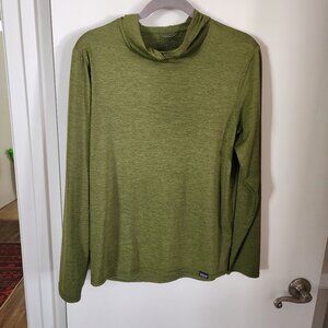 Patagonia Capilene Cool Daily Hoodie Small Green UPF 50+